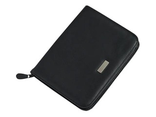 Mape ar rāvējslēdzēju Rillstab Excellent de Luxe, A5, melna