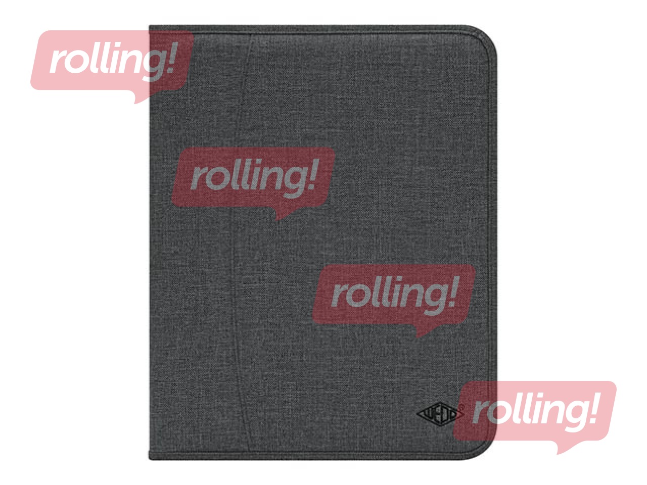 Mape ar rāvējslēdzēju Wedo College, A4, pelēka