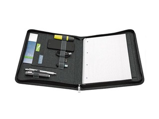 Mape ar rāvējslēdzēju Wedo College, A4, pelēka