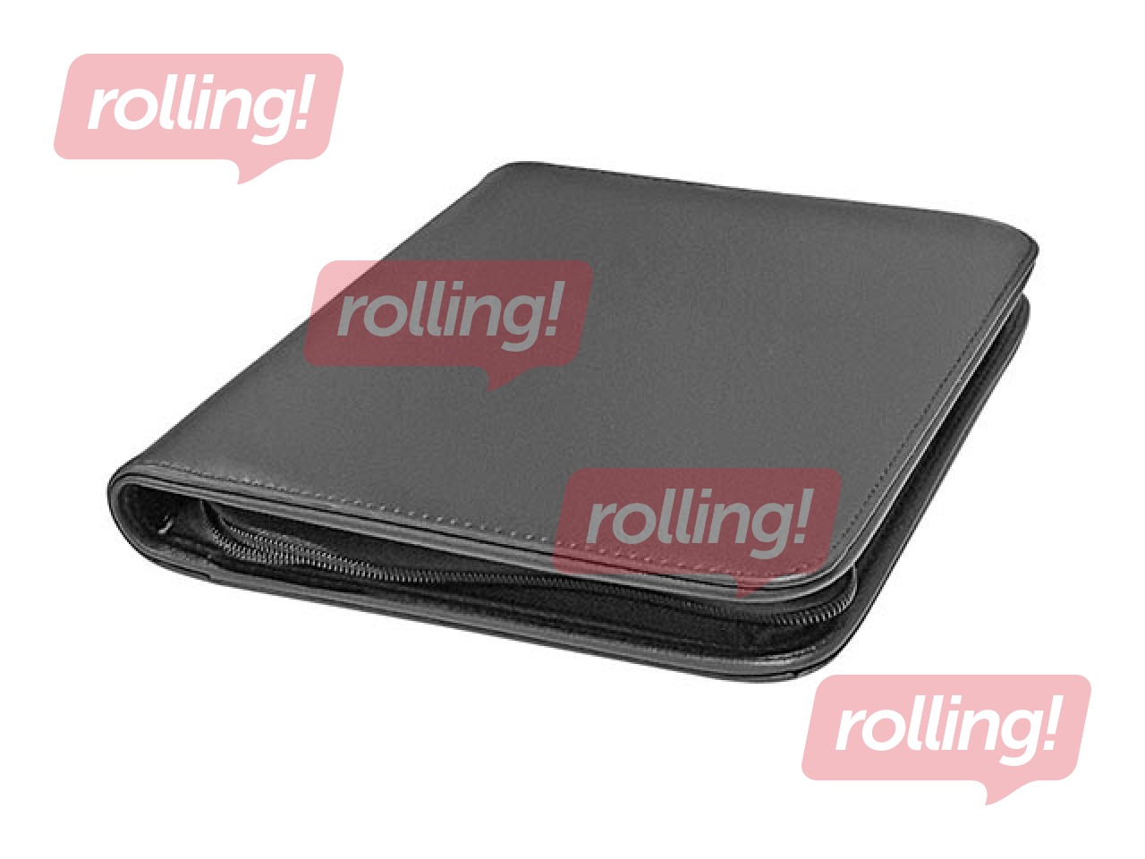 Mape ar rāvējslēdzēju Eurostyle, A4, melna