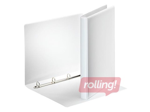 Mape ar 4 riņķiem Panorama, A4, balta, 15mm