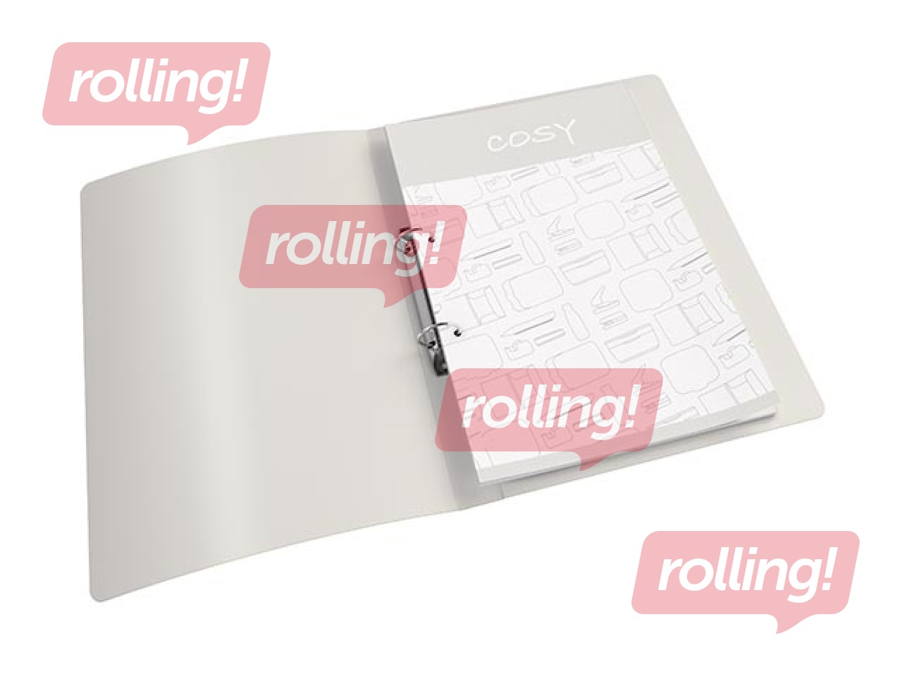 Mape ar 2 riņķiem Leitz Cosy, A4, zila, 25mm