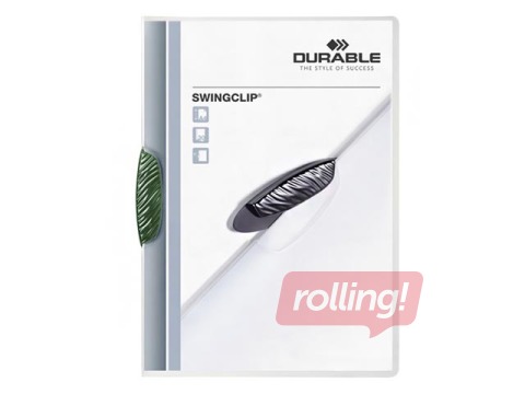 Mape ar zaļu klipsi Durable Swingclip, A4 