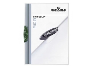 Mape ar zaļu klipsi Durable Swingclip, A4 