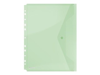 Mape - aploksne iešujama Donau, A4, caurspīdīga, zaļa