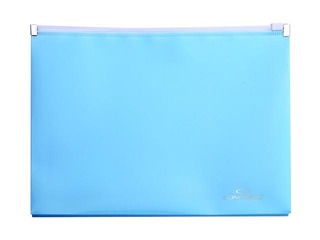 Mape - slēdzama Concorde, A4, pasteļzila