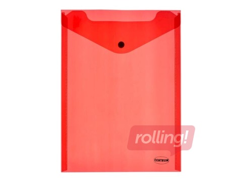 Mape Centrum, A4, vertikāla, sarkana, 0.18mm