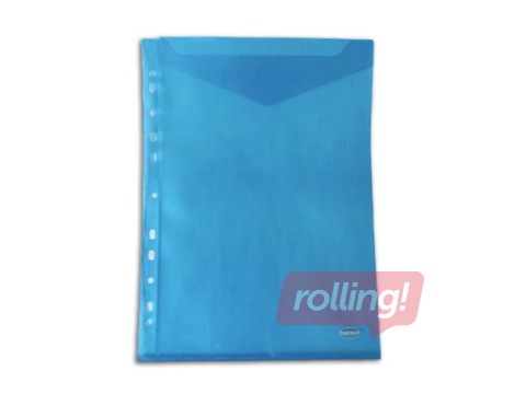 Mape - aploksne iešujama Centrum, A4, vertikāla, zila, 0.18mm