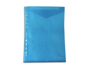 Mape - aploksne iešujama Centrum, A4, vertikāla, zila, 0.18mm