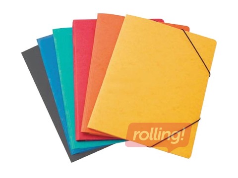 Mape ar gumijām Multi-S, A4, kartona, 2cm,  zila