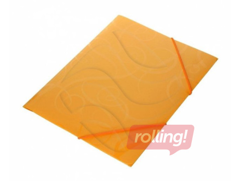 Mape ar gumiju Forpus BAROCCO, A4, oranža