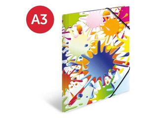 Mape ar gumijām zīmējumu glabāšanai Herma, A3, kartona