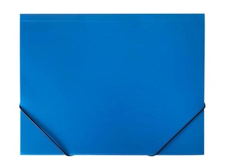 Mape ar gumiju Multi-S, A4, 1.9 cm, platikāta, zila