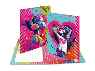 Mape ar gumiju Herma, A3, Music Girl, kartona