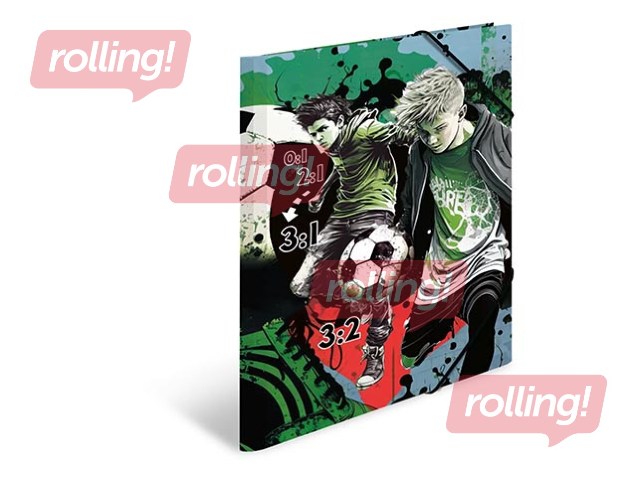 Mape ar gumiju Herma, A3, Street Soccer, kartona