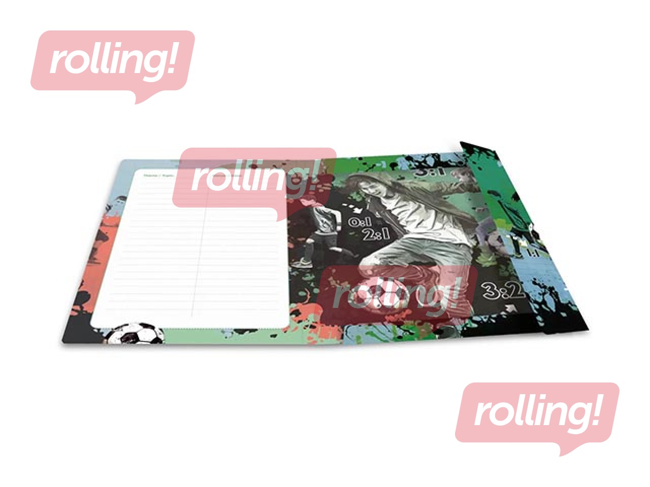 Mape ar gumiju Herma, A3, Street Soccer, kartona