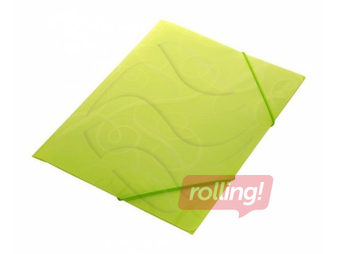 Mape ar gumiju Forpus BAROCCO, A4, gaiši zaļa