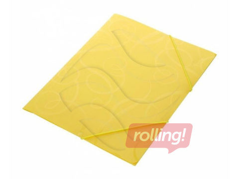 Mape ar gumiju Forpus BAROCCO, A4, dzeltena