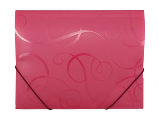 Mape ar gumiju Forpus BAROCCO, A4, sarkana