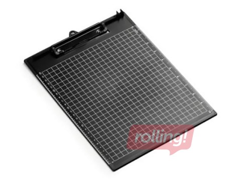 Mape planšete HF2 ar klipsi pildspalvai, A4, melna