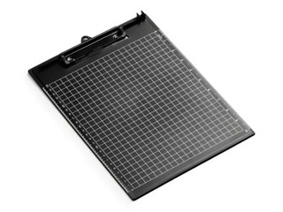 Mape planšete HF2 ar klipsi pildspalvai, A4, melna