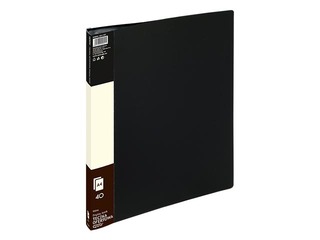 Mape ar 40 kabatiņām Grand, A4, melna