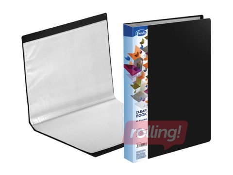 Mape Forofis ar 60 kabatiņām, A4, melna