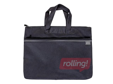 Mape-portfelis Forofis, A4 ar rāvējslēdzēju, melna