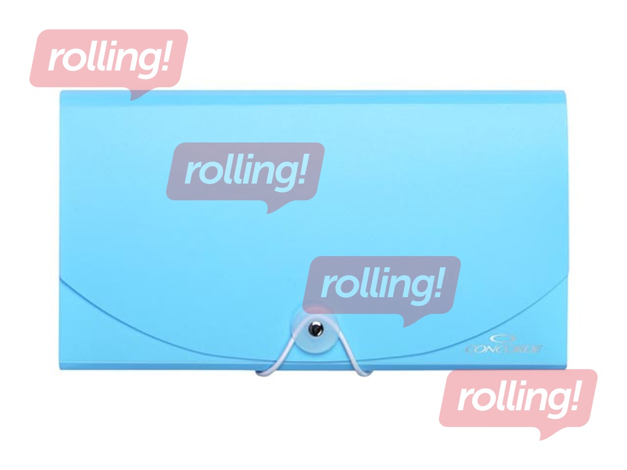 Mape - kartotēka Concorde, DL, 13 nodalījumi, pasteļzila