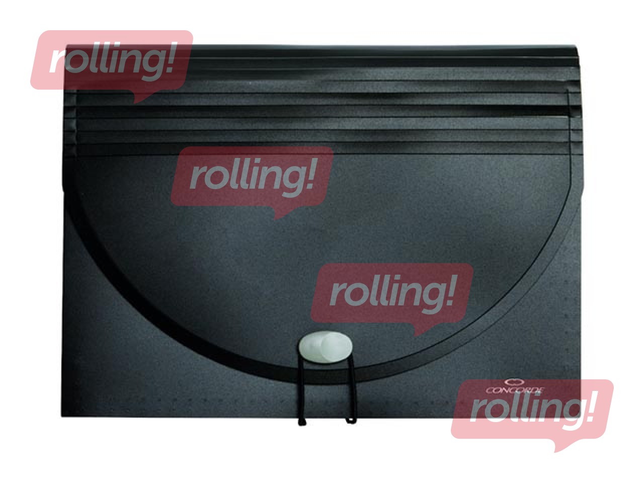 Mape - kartotēka Concorde, A4, 25 nodalījumi, melna