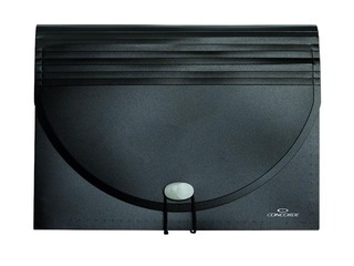 Mape - kartotēka Concorde, A4, 25 nodalījumi, melna