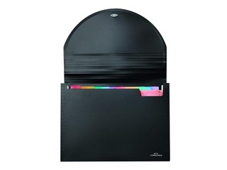 Mape - kartotēka Concorde, A4, 25 nodalījumi, melna