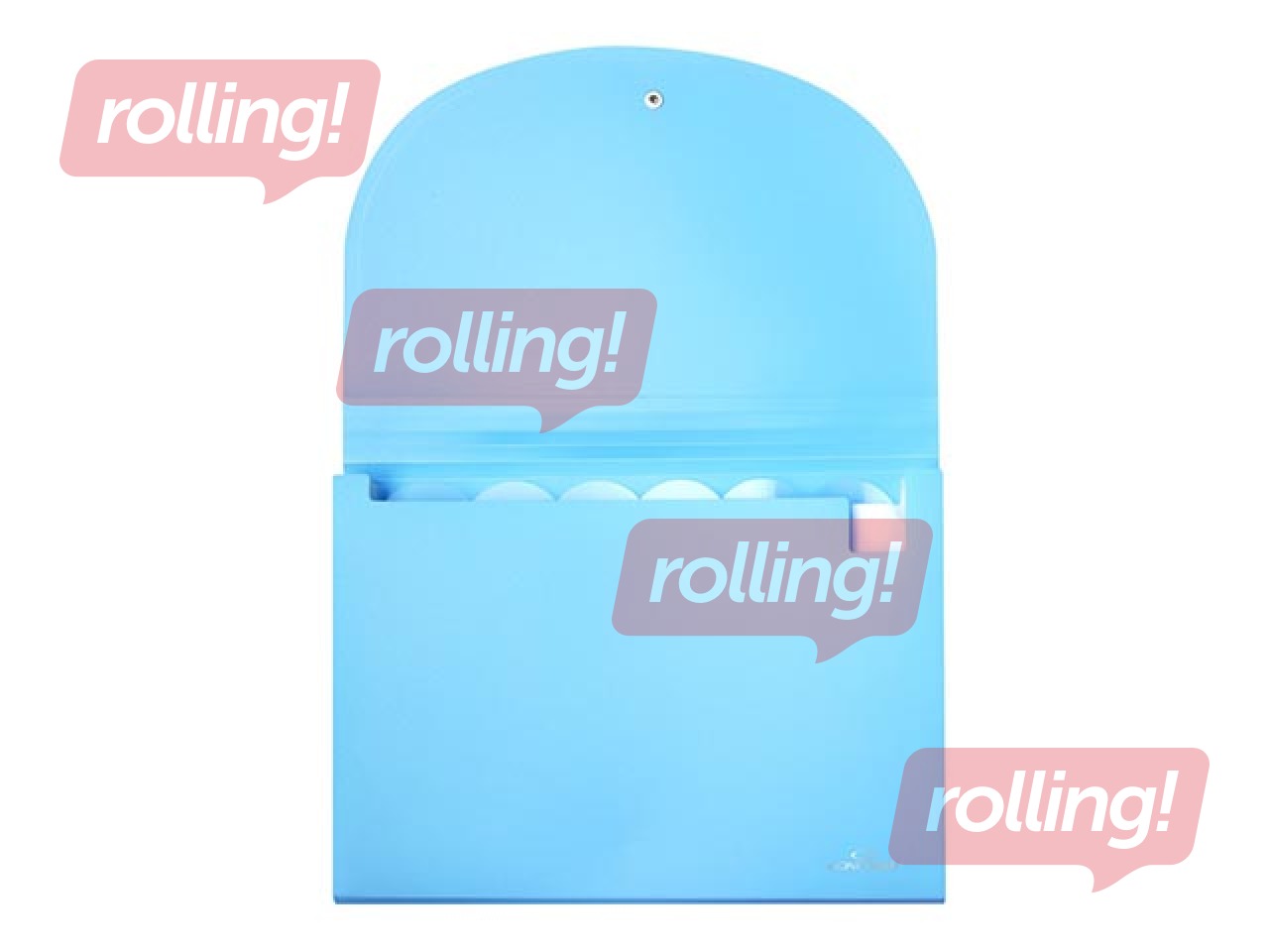 Mape - kartotēka Concorde, A4, 7 nodalījumi, pasteļzila