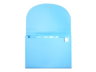 Mape - kartotēka Concorde, A4, 7 nodalījumi, pasteļzila