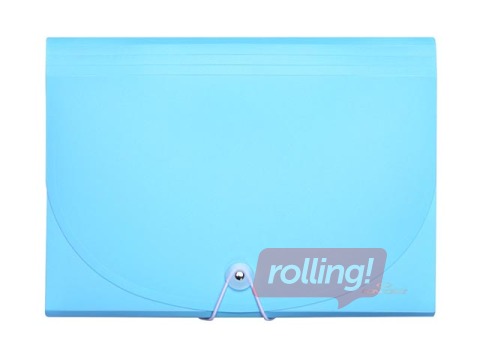 Mape - kartotēka Concorde, A4, 7 nodalījumi, pasteļzila