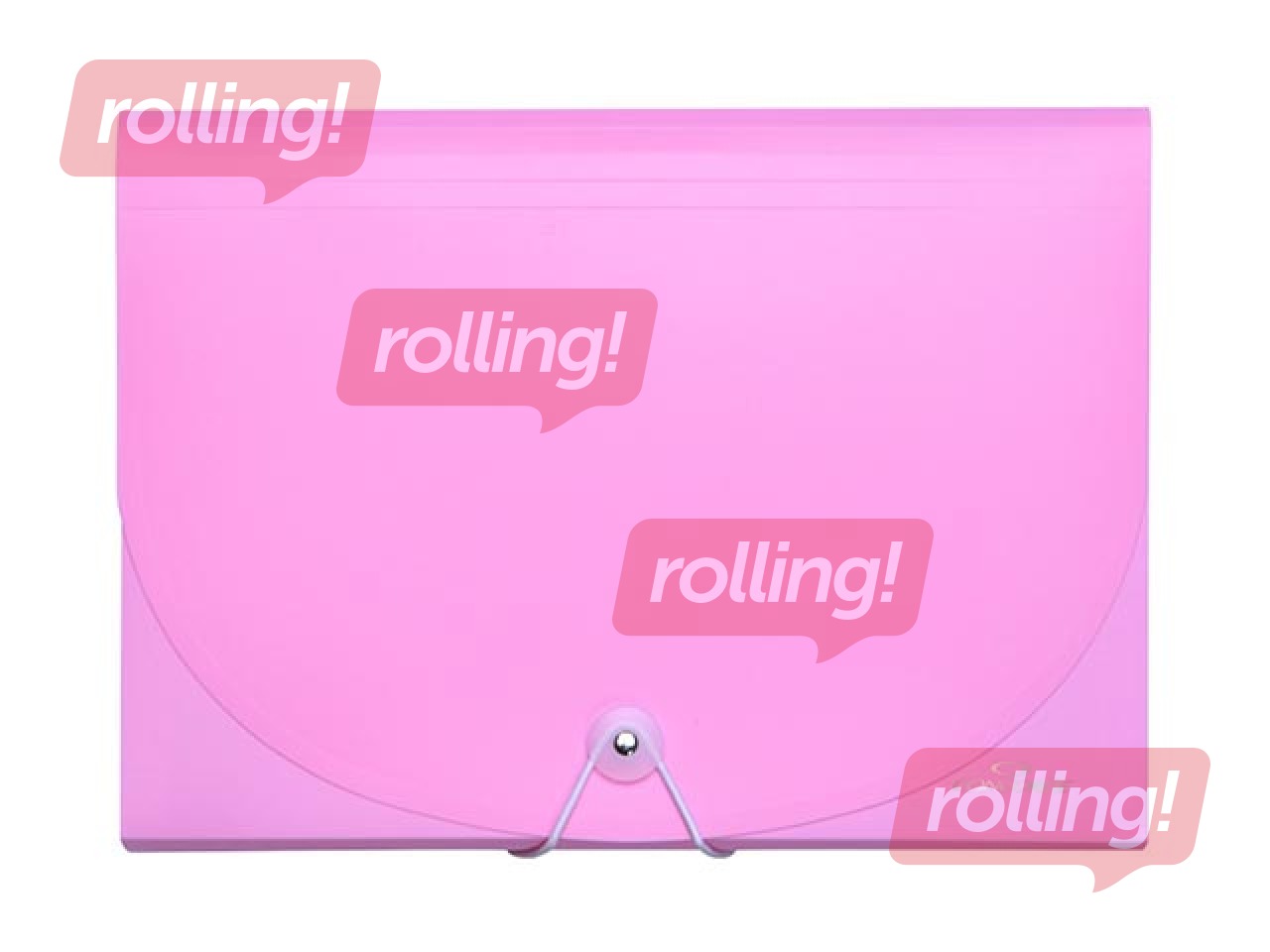 Mape - kartotēka Concorde, A4, 7 nodalījumi, pasteļrozā