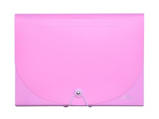 Mape - kartotēka Concorde, A4, 7 nodalījumi, pasteļrozā