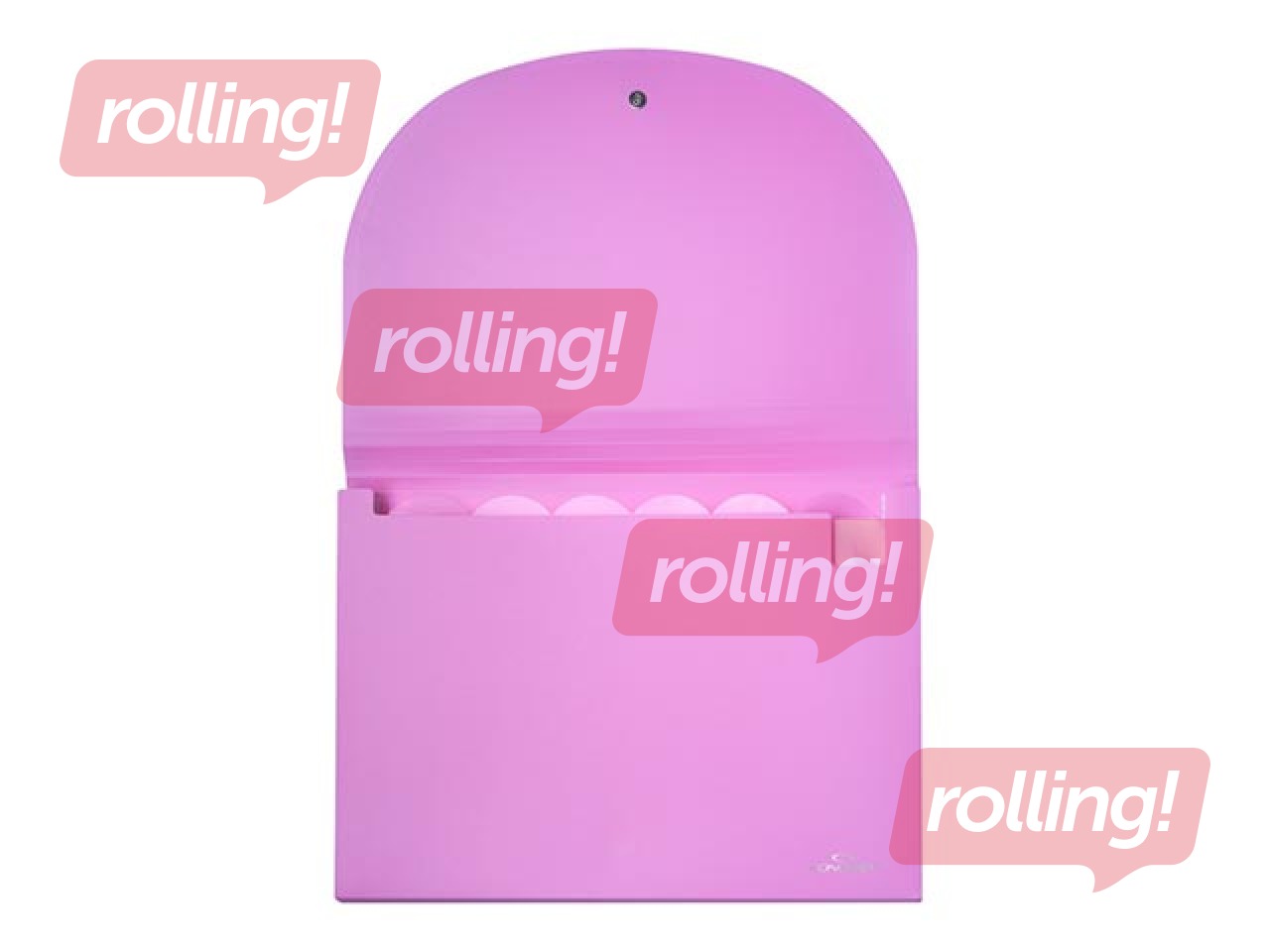 Mape - kartotēka Concorde, A4, 7 nodalījumi, pasteļrozā