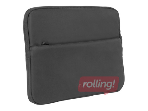 Portatīvo datoru soma Milan, Shadow series, ar rāvējslēdzēju, melna