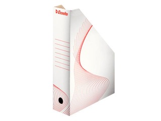 Arhīva bokss Esselte, A4, 8 cm, kartona, balts