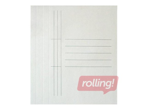 Arhīva vāki SM·LT, A4, 11.5 cm, kartona, balti