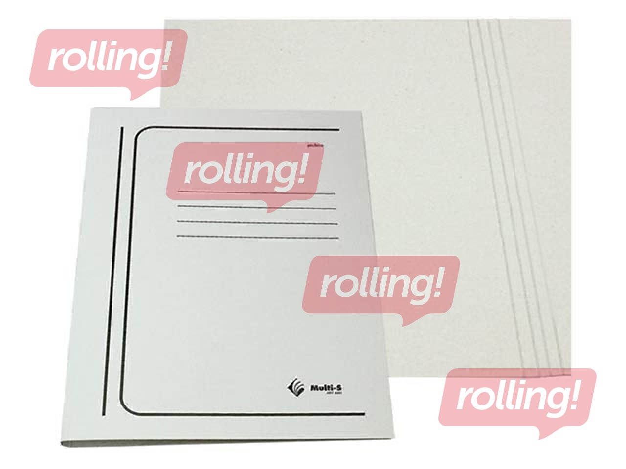 Arhīva vāki Multi-S, A4, 0.5 - 1.5 cm, kartona, balti