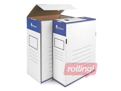 Arhīva kaste Forpus, A4, 12 cm, kartona