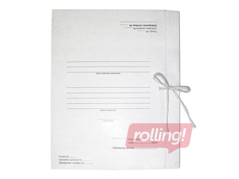 Arhīva mape ar atlokiem, aizsienama, 31 x 23 cm