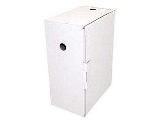 Arhīva kaste SM·LT 150x335x250 mm, kartona, balta