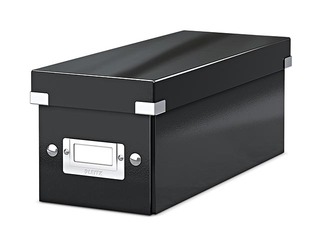 Uzglabāšanas kaste Leitz, CD, melna