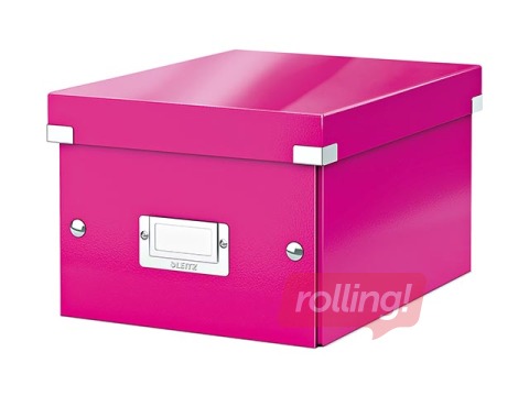 Uzglabāšanas kaste Leitz, Click & Store, A5, rozā