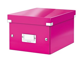 Uzglabāšanas kaste Leitz, Click & Store, A5, rozā
