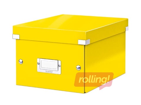 Uzglabāšanas kaste Leitz, Click & Store, A5, dzeltena