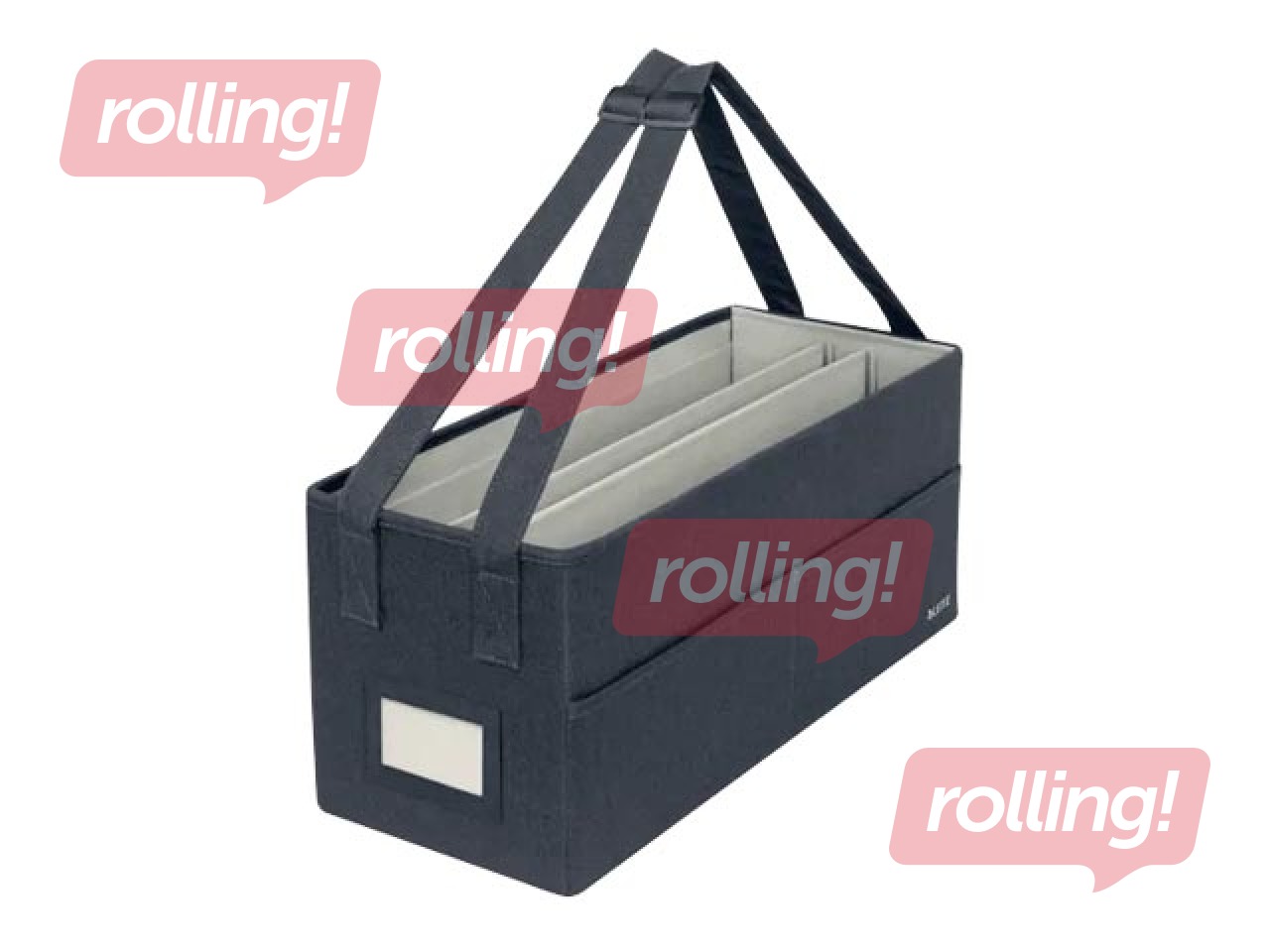 Uzglabāšanas un pārvadāšanas soma Leitz Fabric Hot, pelēka